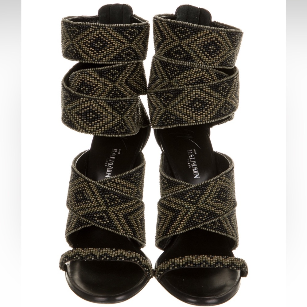 Balmain heel sandals